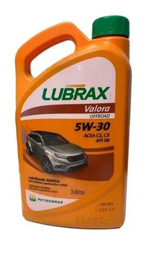 LUBRAX VALORA OFF ROAD 5W30 SINTÉTICO - Tecnolube